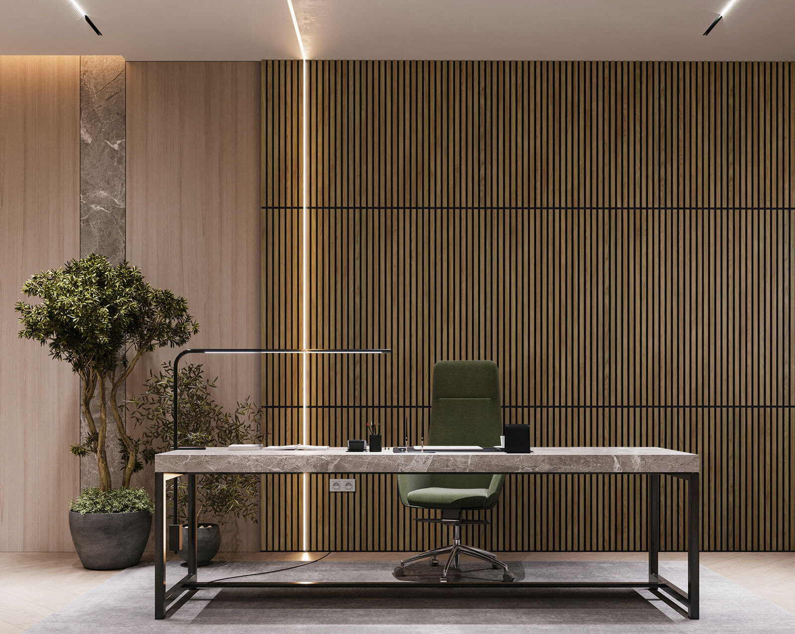 Slat Felt Panel Uygulama 1
