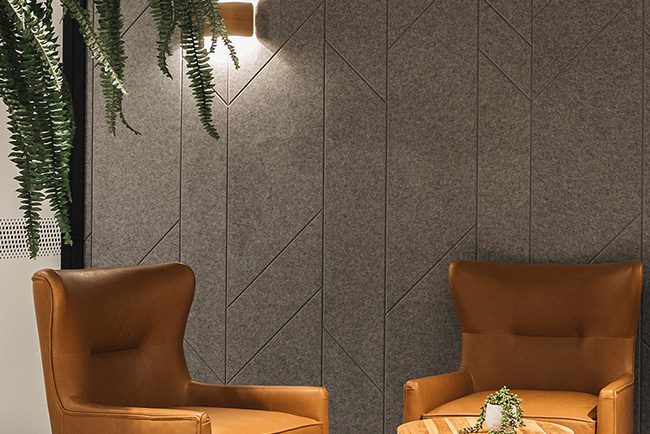 Ham Renk Keçe Panel Uygulama 1