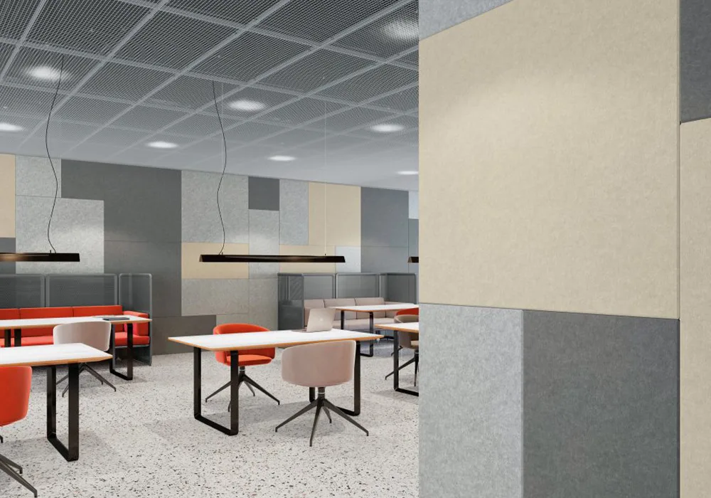 Ham Renk Keçe Panel Uygulama 5
