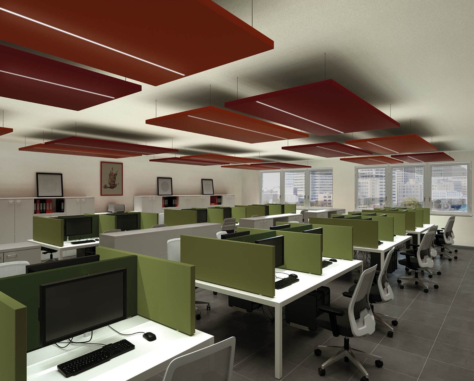 Yüzer Tavan Panel Uygulama 2